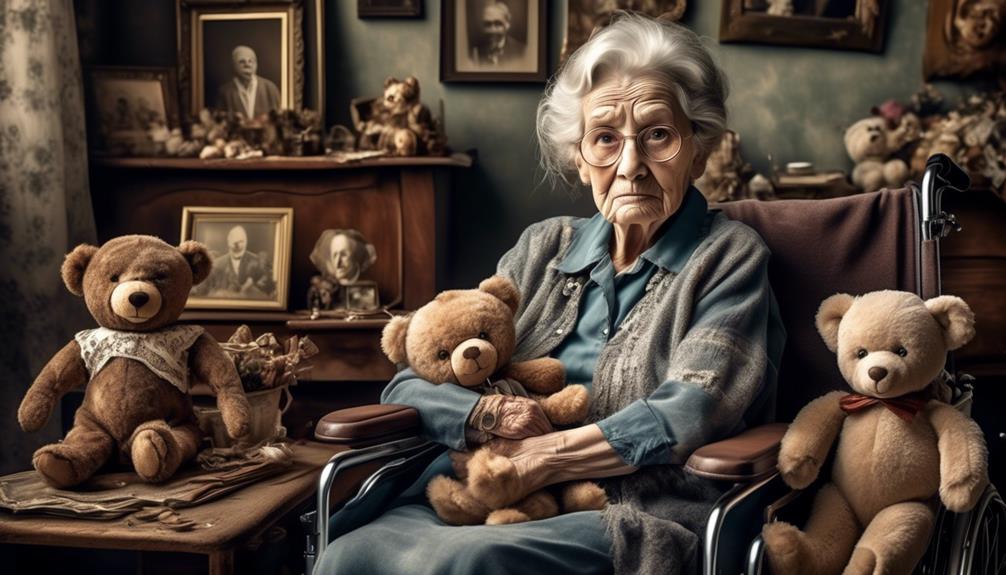 elderly mother with dementia