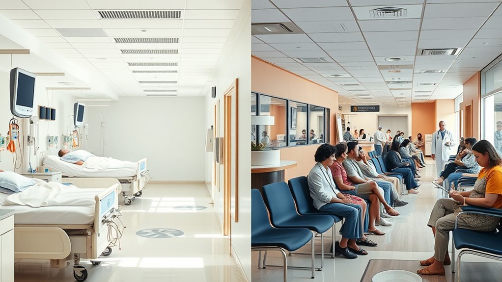 inpatient care for serious conditions