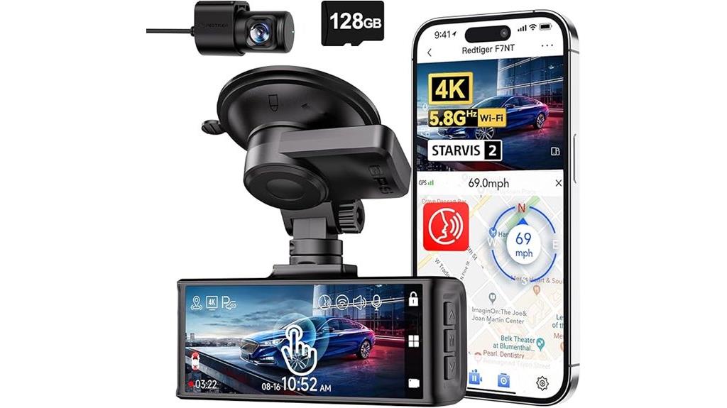 4k dash cam with gps