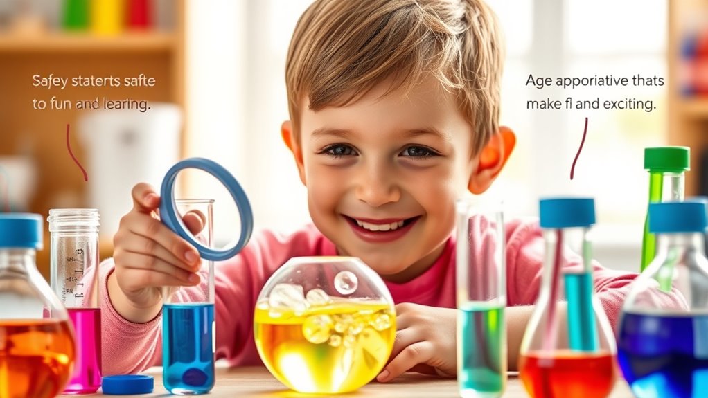age appropriate safe experiments