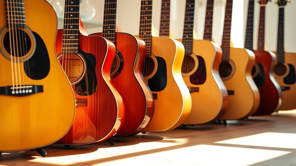 choosing beginner friendly acoustic guitars