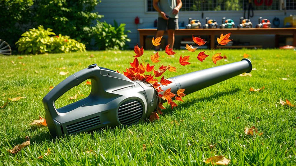 choosing efficient comfortable leaf blowers