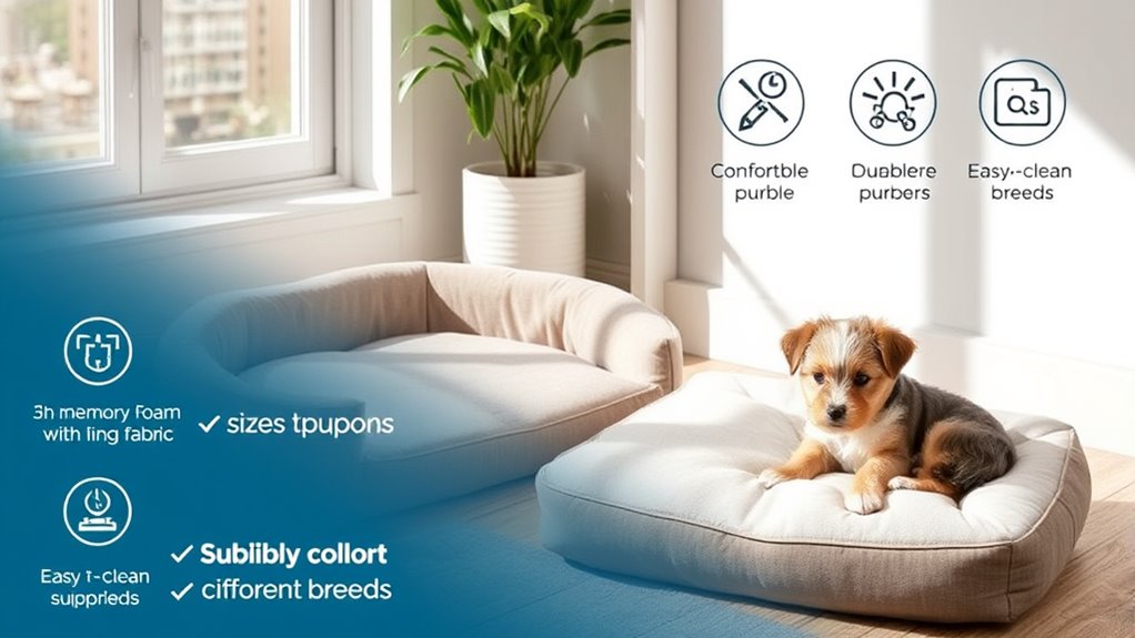 dog bed selection criteria