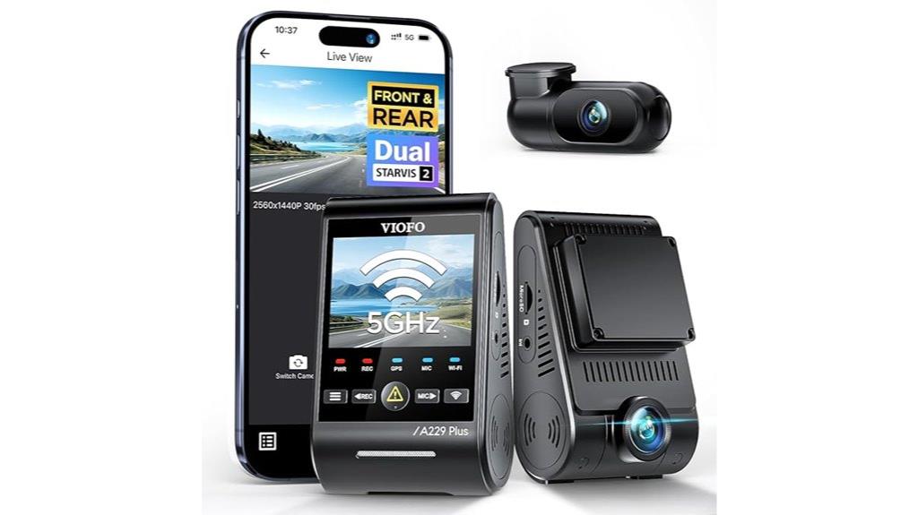 dual lens car recorder