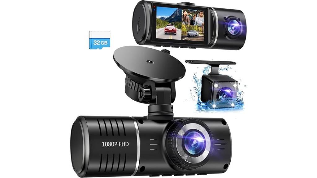 front and rear cameras