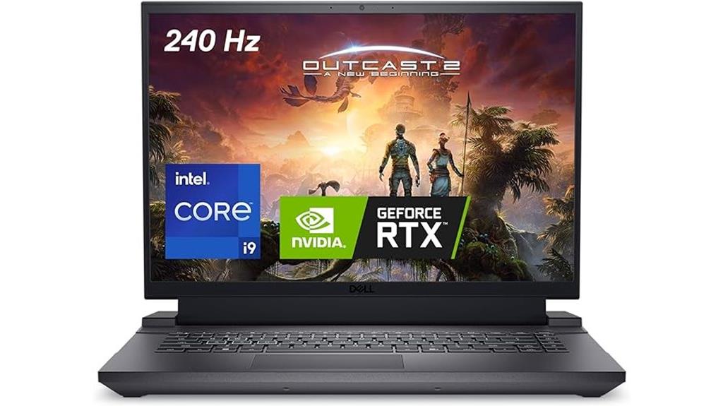 gaming laptop with powerful specs