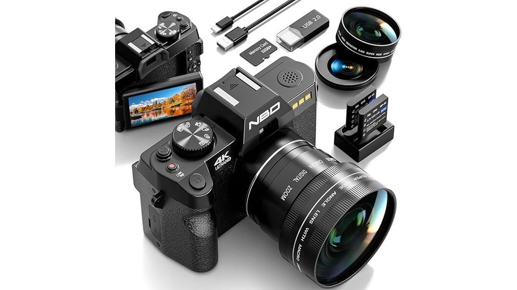 high resolution vlogging camera