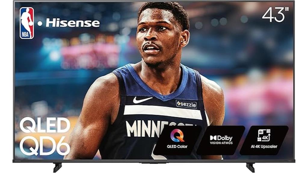 hisense 43 qled tv