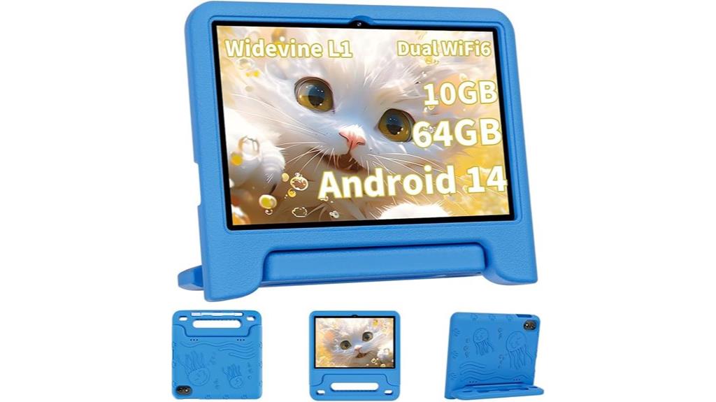 kids tablet with octa core
