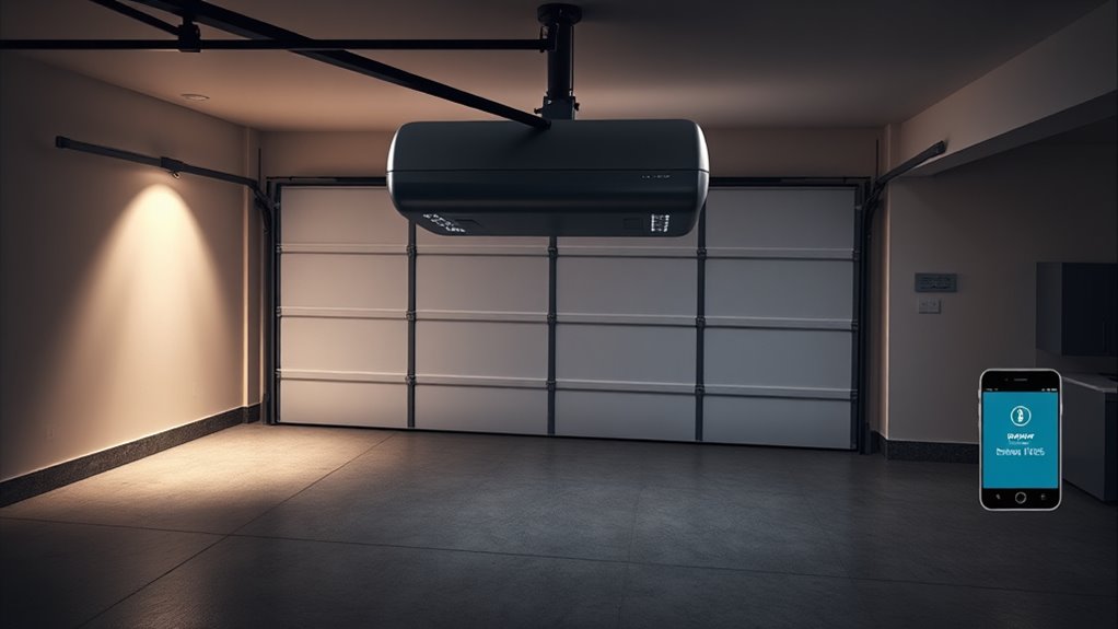 quiet smart garage door openers