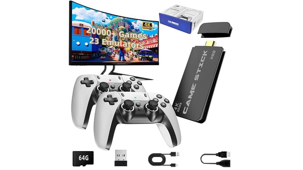 retro console with 20k games