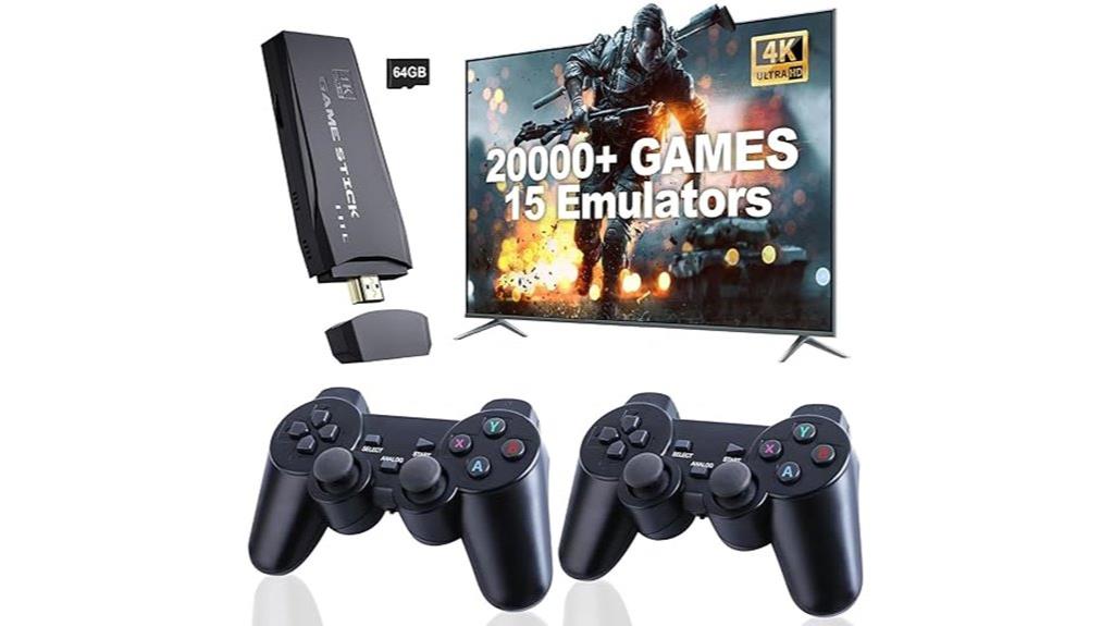 retro console with thousands