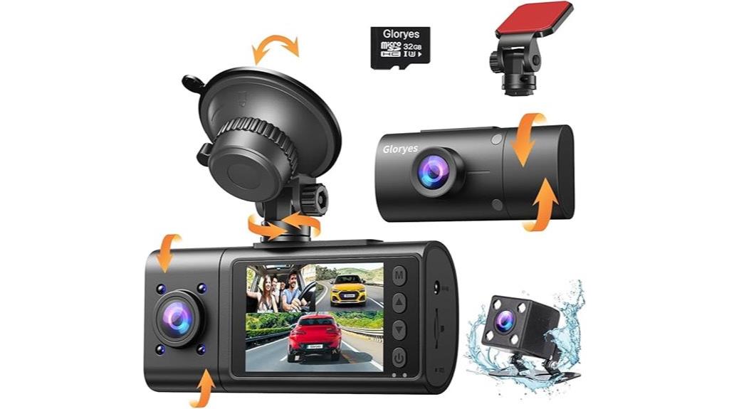 triple channel car recorder