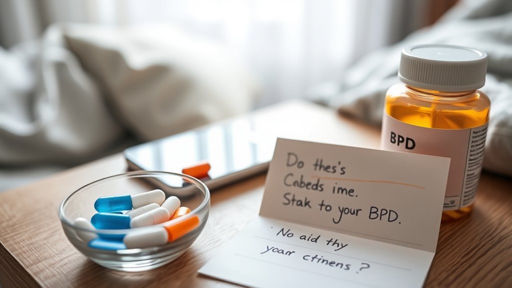 bpd medication questions and guidance