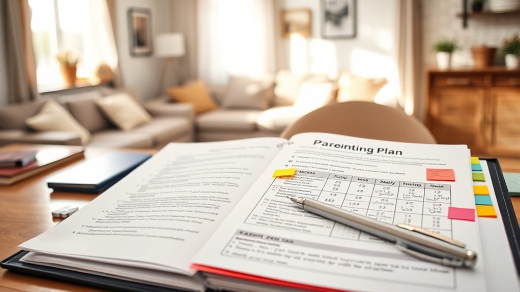 detailed co parenting agreement specifics