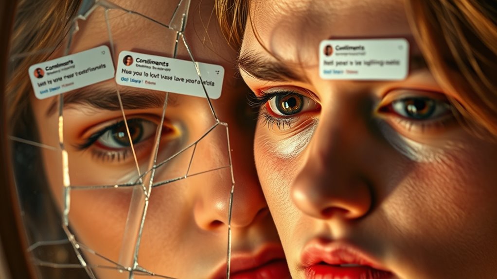 craves praise feigns confidence