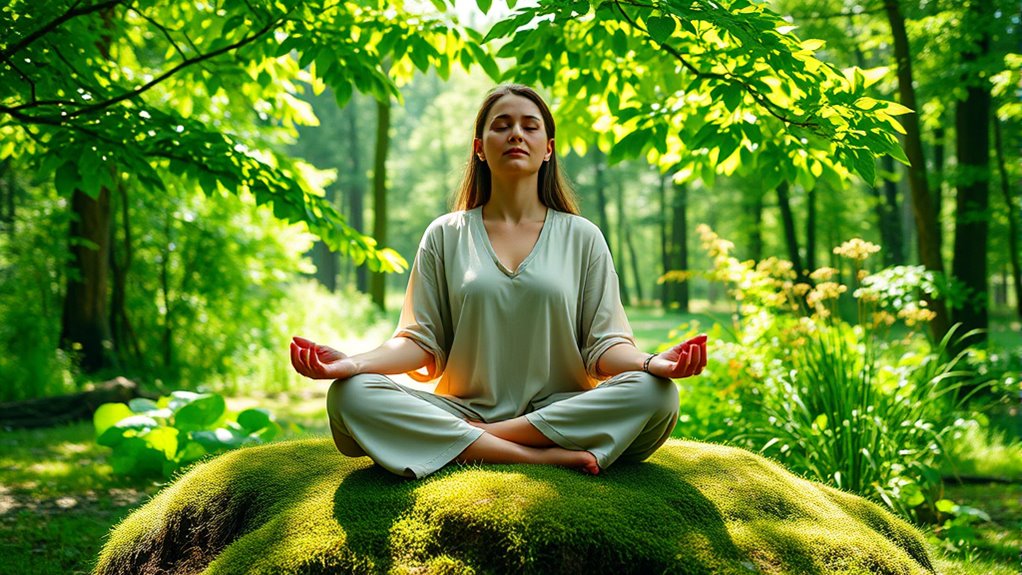 deep breathing promotes emotional calmness