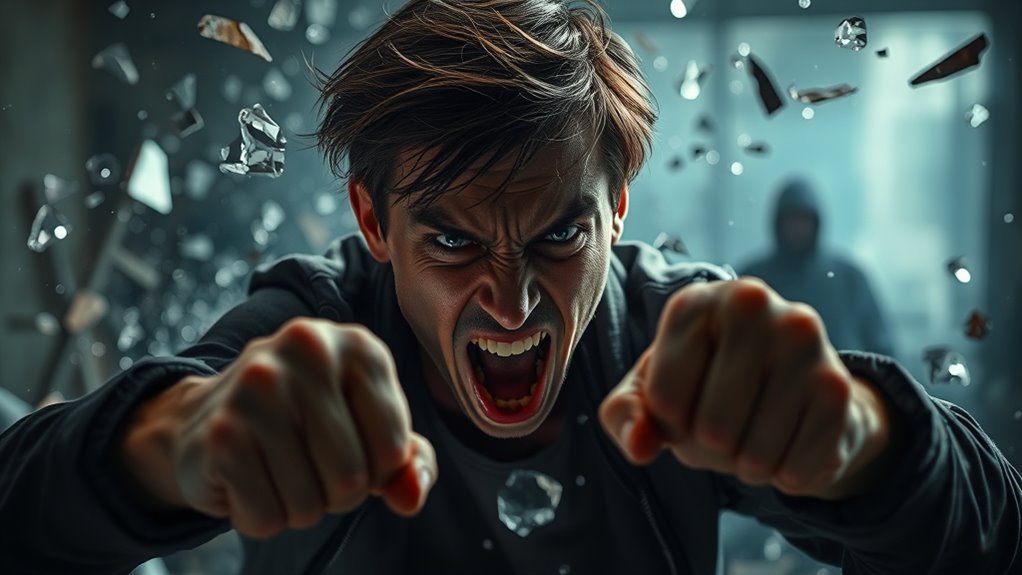 insecurity triggers defensive anger