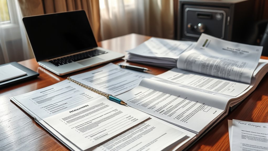 organize and secure financial records