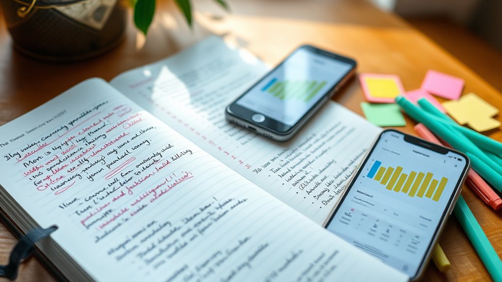 tracking progress and triggers