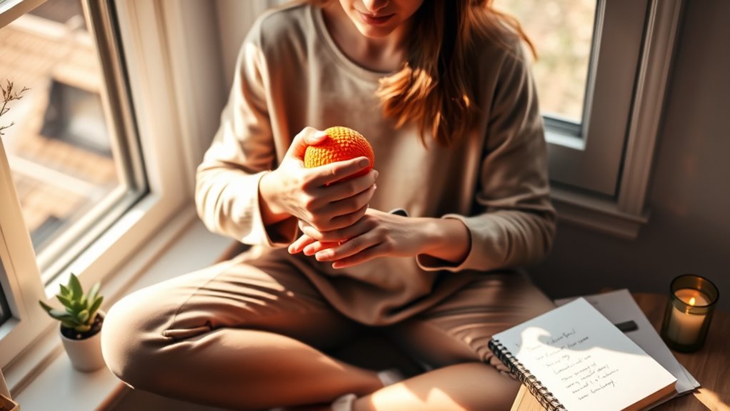 use five senses grounding