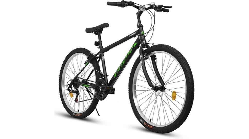 24 26 inch steel mountain bike