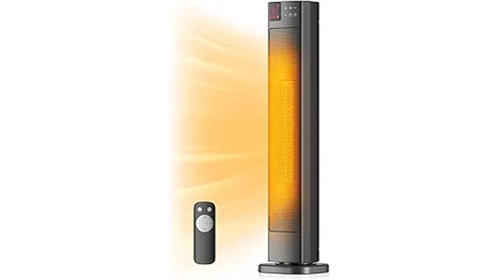 30 inch ceramic tower heater