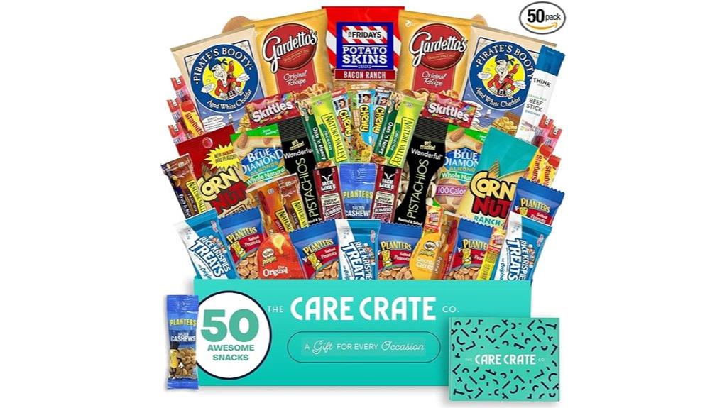 50 piece men s snack assortment
