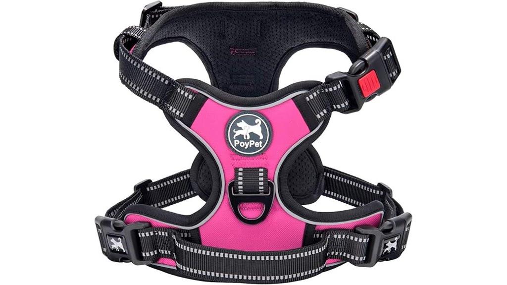 adjustable soft padded harness