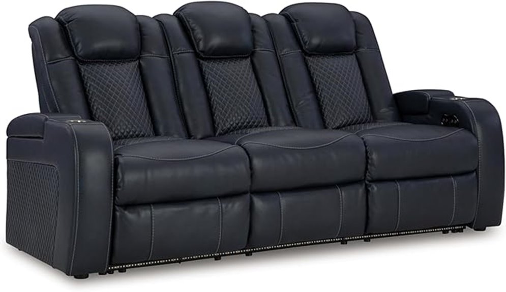 ashley power reclining sofa