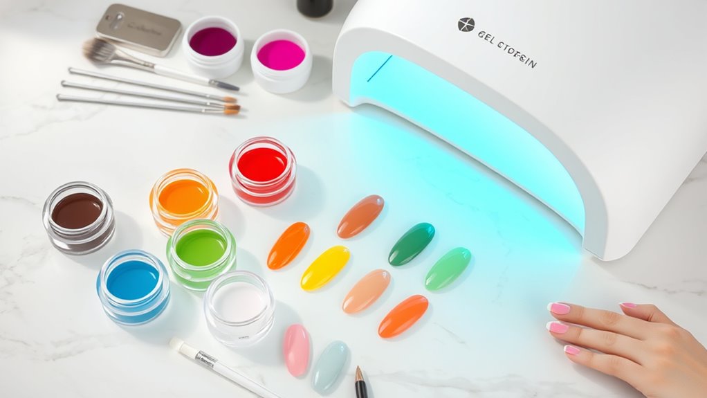 beginner friendly gel kit selection