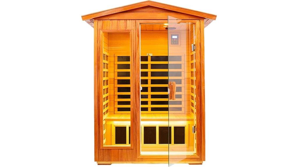 bluetooth led outdoor sauna