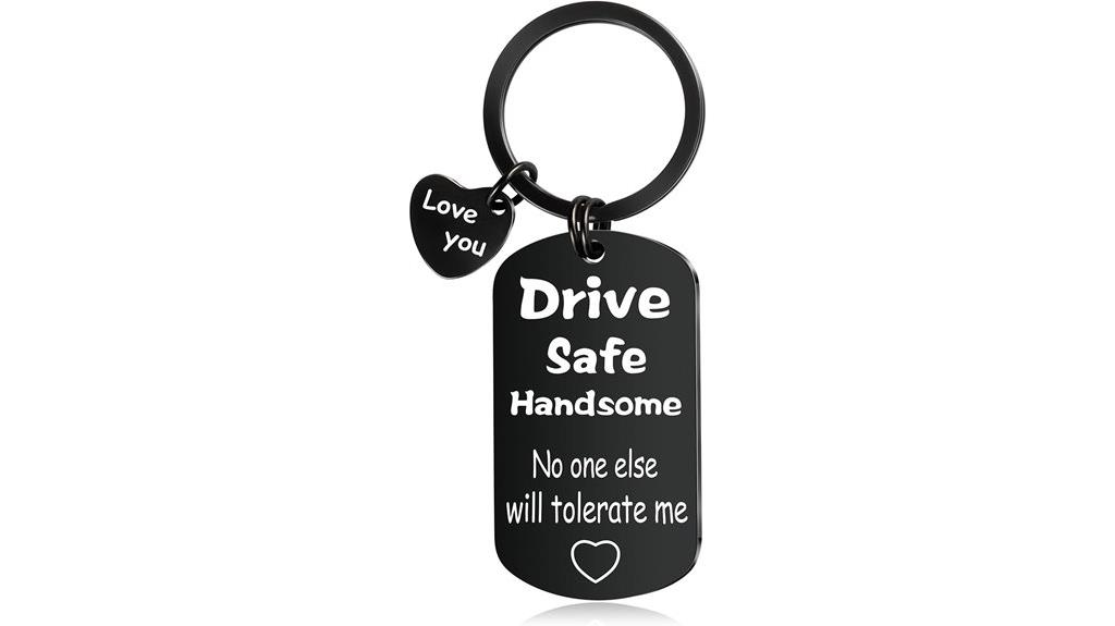 boyfriend safe keychain gift