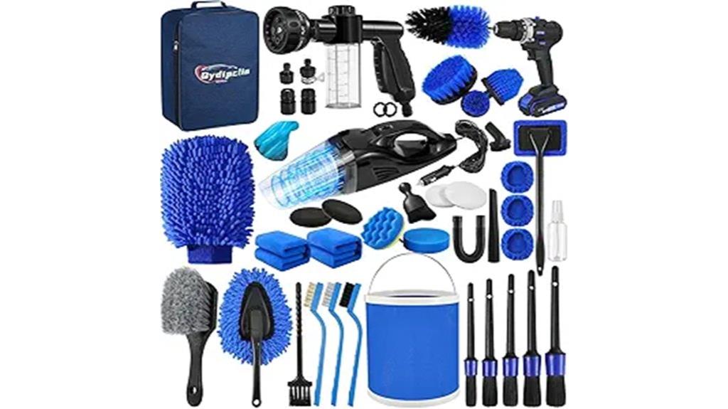 car cleaning supplies set
