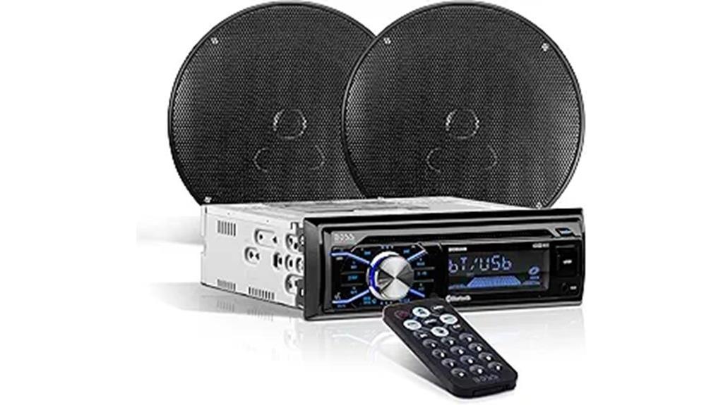car stereo with speakers