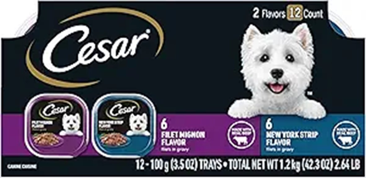 cesar filets dog variety