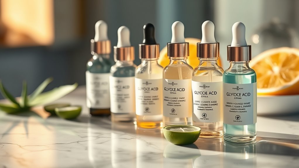 choosing suitable glycolic serum