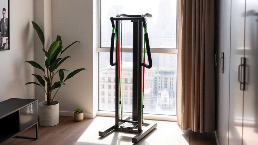 compact vertical climbers for fitness