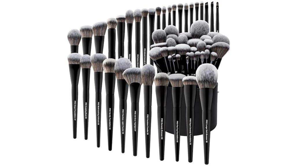complete 32 piece makeup brush set