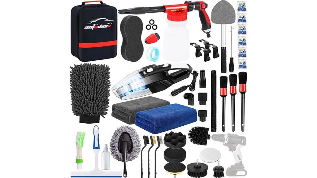 complete 40 piece car cleaning kit