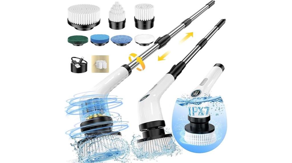 cordless waterproof scrubber kit
