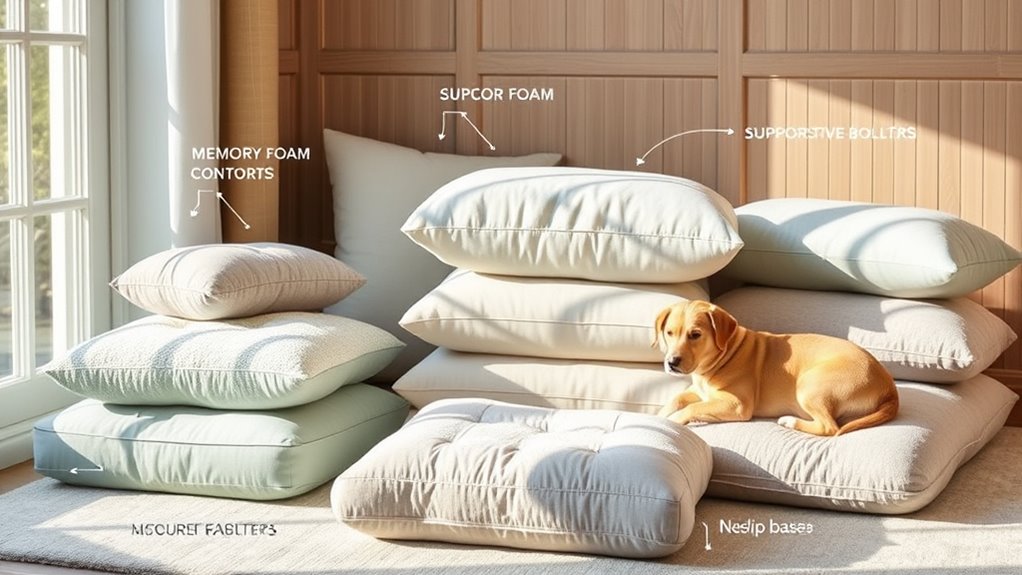 dog pillow selection criteria