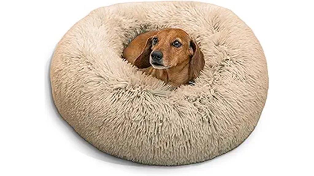 donut shaped pet bed