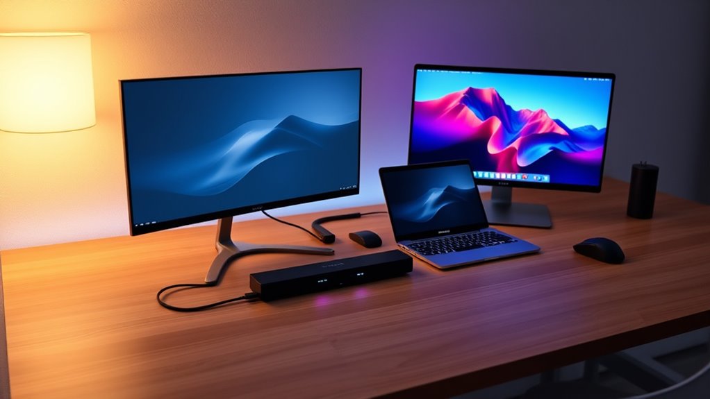 dual 4k usb c docks