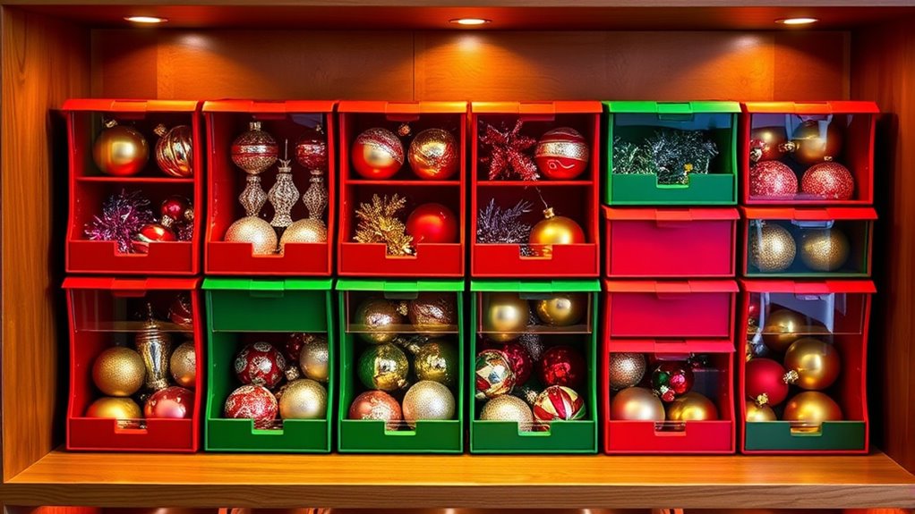 durable holiday ornament storage