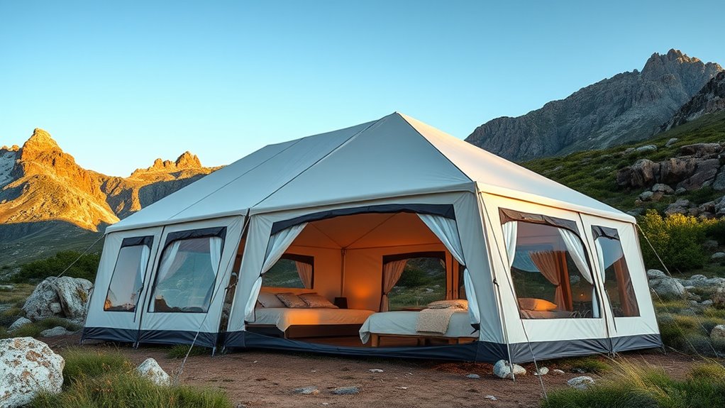 durable weatherproof spacious comfort