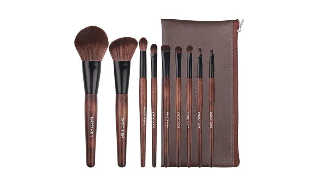 eco friendly bamboo brush set