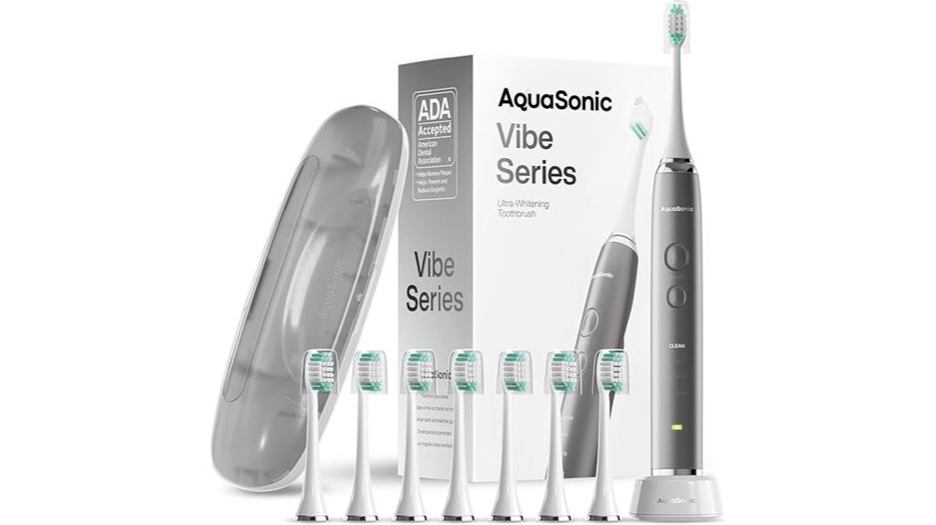 electric toothbrush with eight heads