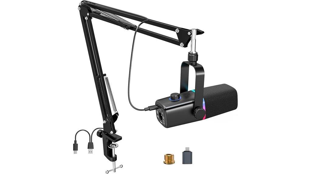 gaming and podcasting microphone