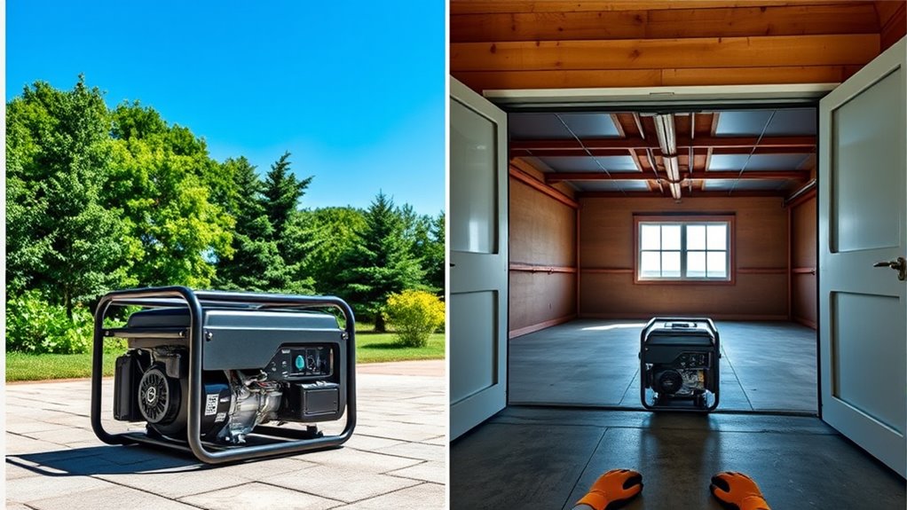 generator safety indoor outdoor